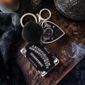 Ask the Board Ouija Planchette Pom-Pom Keychain — Spirit Board Charm